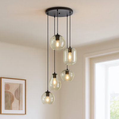 Moderne hanglamp groen, Caia