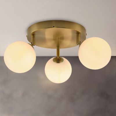 Moderne badkamer plafondlamp wit, Amer, IP44