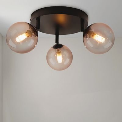 Moderne badkamer plafondlamp amber, Amer, IP44