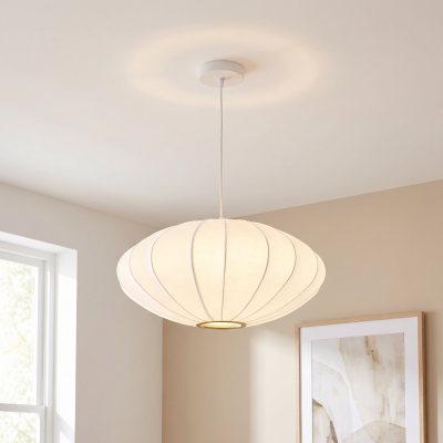 Japandi hanglamp wit, Jada