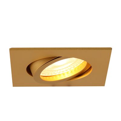 Metalen inbouwspot messing, Scott