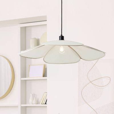 Landelijke hanglamp beige, Tomer