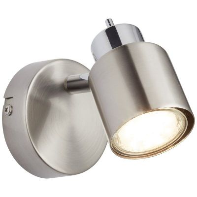 Moderne wandlamp Fenne, Nikkel, Chroom