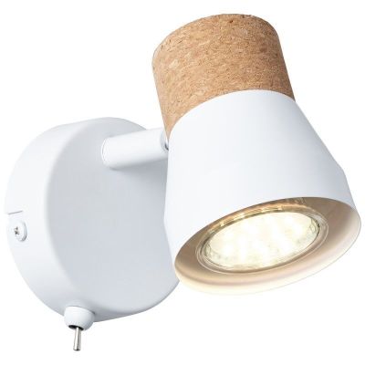 Moderne wandlamp Charlotte, Mat Wit