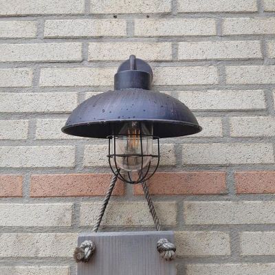 Industriële buitenlamp roestkleurig, Jaymiley, IP44