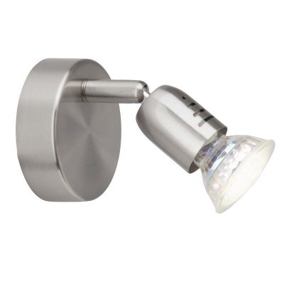 Metalen wandlamp chroom, Hayo