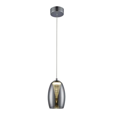 Moderne hanglamp Aliyah, Chroom