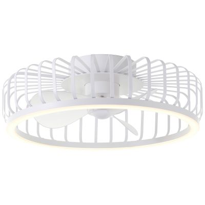 Moderne plafondventilator wit, Tolga, 36W, 2700K-4000K-6500K LED, met afstandsbediening