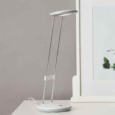 Kunststof bureaulamp wit, Mariama, 3,3W, 3000K LED, met schakelaar