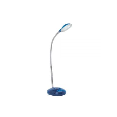 Kunststof bureaulamp blauw, Marenthe, 2W, 6000K LED, met schakelaar