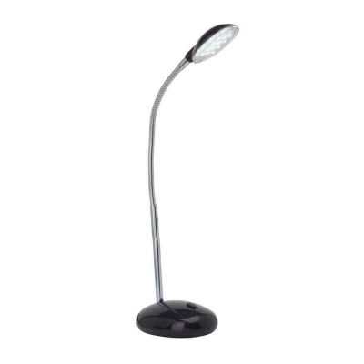Kunststof bureaulamp zwart, Marenthe, 2W, 6000K LED, met schakelaar