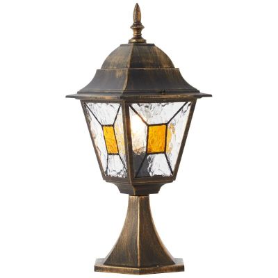 Klassieke buitenlamp roestkleurig, Levinus, IP44