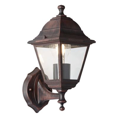 Klassieke buitenlamp roestkleurig, Esteban, IP44