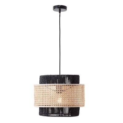 Rotan hanglamp beige, Quirien