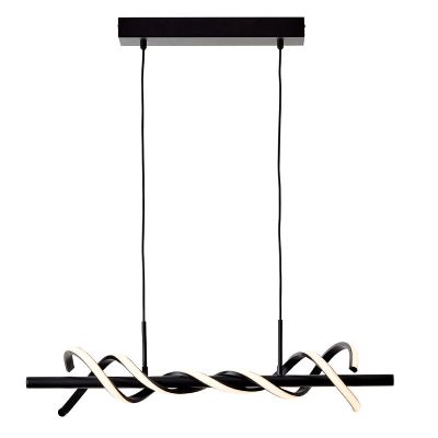 Moderne hanglamp zwart, Quang, 16W, 3000K LED