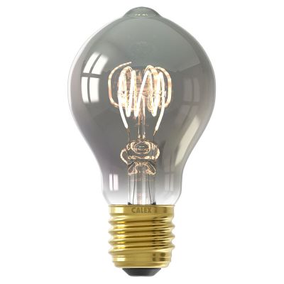 Dimbare Calex E27 LED filament lamp grijs, 4W, 1800K