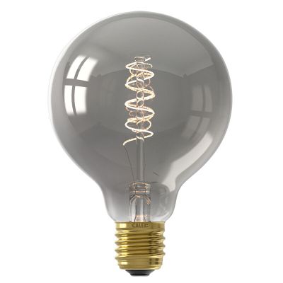 Dimbare Calex E27 LED filament lamp grijs, 4W, 1800K
