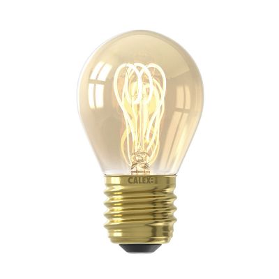 Dimbare Calex E27 LED filament lamp amber, 2,5W, 2100K