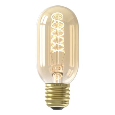 Dimbare Calex E27 LED buislamp amber, 5,5W, 2100K