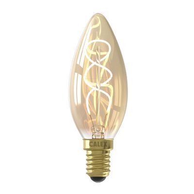 Dimbare Calex E14 LED kaarslamp amber, 2,5W, 2100K