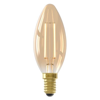 Dimbare Calex E14 LED kaarslamp amber, 3,5W, 2100K