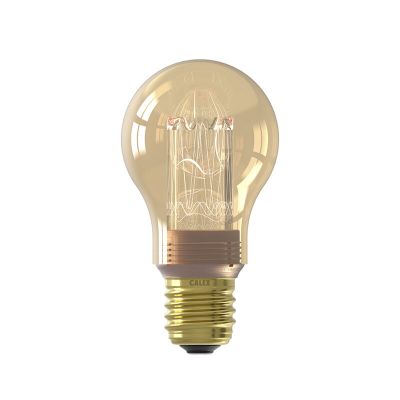 Dimbare Calex E27 LED filament lamp amber, 3,5W, 1800K