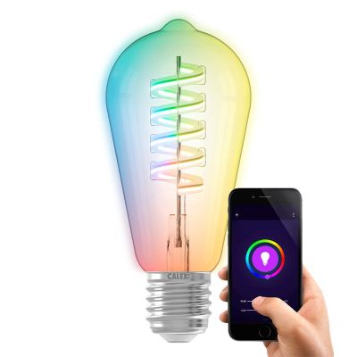 Calex Smart LED lamp E27 4,9W, RGBW