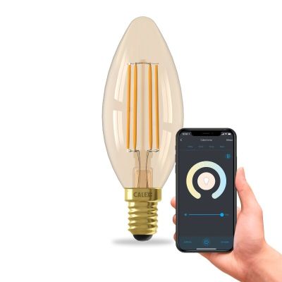 Calex Smart LED lamp E14 amber, 5W, 1800-3000K
