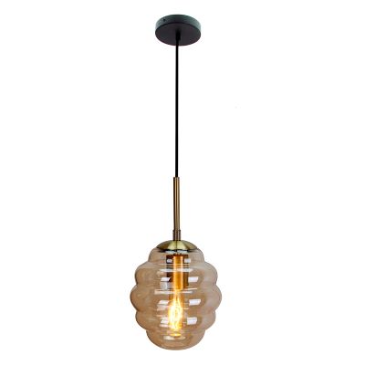 Moderne hanglamp amber, Lemay