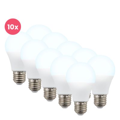 10-pack Lagiba E27 LED lamp Bradley, A60, 7W, 6500K