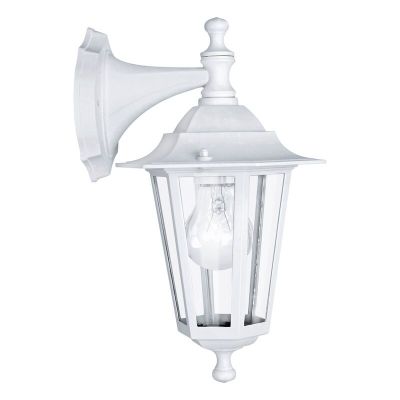 Witte klassieke buitenlamp aluminium, Alieke, IP44