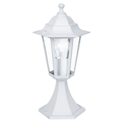 Witte klassieke buitenlamp aluminium, Alieke, IP44