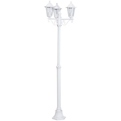Witte klassieke buitenlamp aluminium, Alieke, IP44