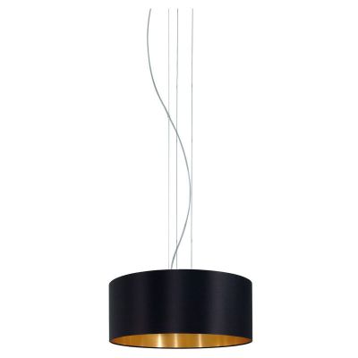 Gouden moderne hanglamp stof, Terme