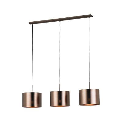 Bruine design hanglamp kunststof, Noor
