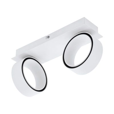 Witte moderne plafondspot, Gabi, aluminium, 5w 3000K (warm wit) LED