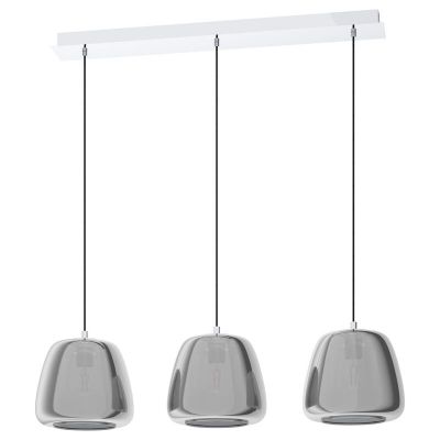 Moderne hanglamp rookglas, Gauke