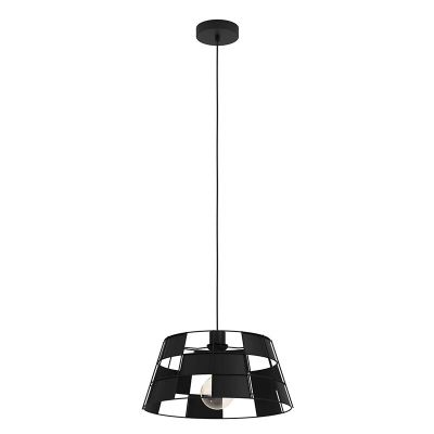 Zwarte hanglamp aluminium, Nelly