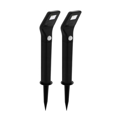 Zwarte prikspot kunststof, Zora, 1W, 3000K LED, IP44