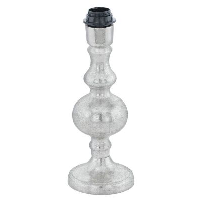 Nikkelen design tafellamp zonder kap aluminium, Mason, met schakelaar