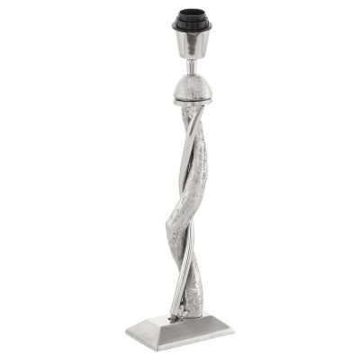 Nikkelen moderne tafellamp zonder kap aluminium, Mason, met schakelaar