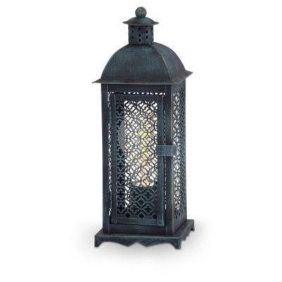 Abdirahman tafellamp - Patina Groen