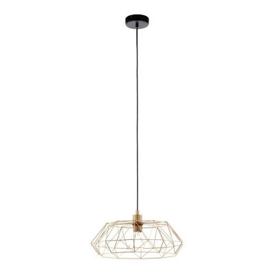 Koperen industriële hanglamp metaal, Acri