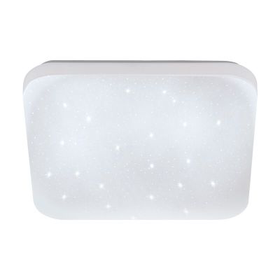 Witte plafonniere Eloise, staal, 7w 3000K (warm wit) LED