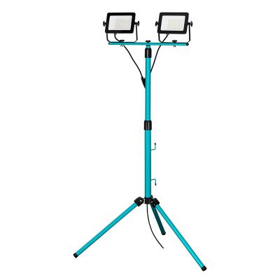 Blauwe werklamp aluminium, Angelos, 30W, 4000K LED, IP65, met schakelaar