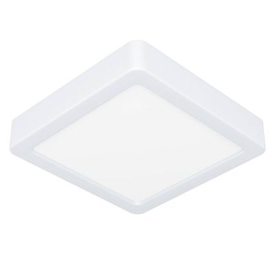 Witte plafonnière kunststof, Geraldo, 11W, 3000K LED