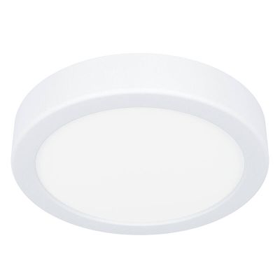 Witte badkamer plafondlamp kunststof, Geraldo, 11W, 3000K LED, IP44