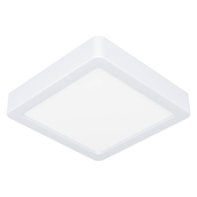 Witte badkamer plafondlamp kunststof, Geraldo, 11W, 3000K LED, IP44
