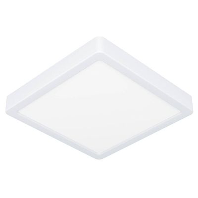 Witte badkamer plafondlamp kunststof, Geraldo, 17W, 3000K LED, IP44