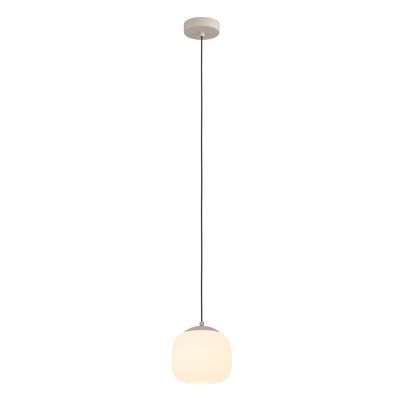 Taupe hanglamp glas, Claudia